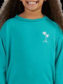 4 Girls 8-14 Surfing By Moonlight Fleece Jumper Blue ARGFT03098 Roxy