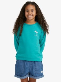 1 Girls 8-14 Surfing By Moonlight Fleece Jumper Blue ARGFT03098 Roxy