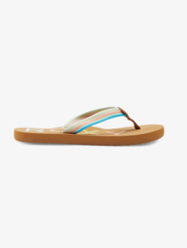 5 Girl's 4-16 Colbee Flip-Flops Multicolor ARGL100243 Roxy