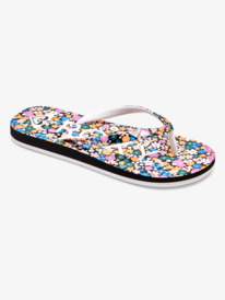 roxy, Girl's 4-16 Pebbles Sandals, BLACK/FLORAL (1bf) Pebbles - Sandals for Girls ARGL100264