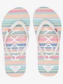 2 Girl's 4-16 Pebbles Sandals Grey ARGL100264 Roxy