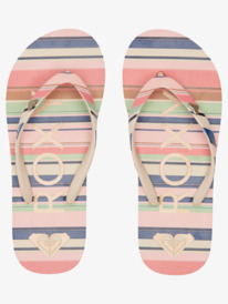 2 Girl's 4-16 Pebbles Sandals Red ARGL100264 Roxy