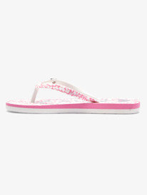 1 Girl's 4-16 Pebbles Sandals White ARGL100264 Roxy