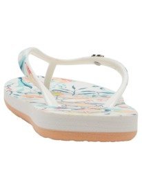 5 Girl's 4-16 Pebbles Sandals White ARGL100264 Roxy
