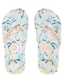 3 Girl's 4-16 Pebbles Sandals White ARGL100264 Roxy