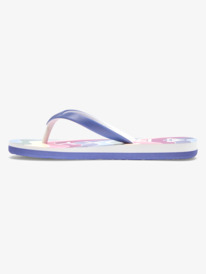 1 Girl's 4-16 Tahiti Flip-Flops Blue ARGL100279 Roxy
