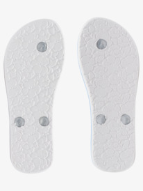 3 Girl's 4-16 Tahiti Flip-Flops Blue ARGL100279 Roxy