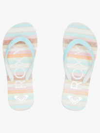 3 Girl's 4-16 Tahiti Flip-Flops Multicolor ARGL100279 Roxy
