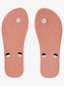 3 Girl's 4-16 Tahiti Flip-Flops Black ARGL100279 Roxy