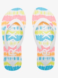 3 Girl's 4-16 Tahiti Flip-Flops Multicolor ARGL100279 Roxy