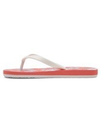 2 Girl's 4-16 Tahiti Flip-Flops Orange ARGL100279 Roxy