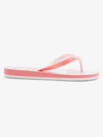 2 Girl's 4-16 Tahiti Flip-Flops White ARGL100279 Roxy