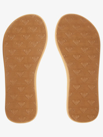 3 Girl's 4-16 Costas Flip-Flops Blue ARGL100280 Roxy