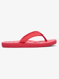 2 Girl's 4-16 Vista Flip-Flops Pink ARGL100281 Roxy