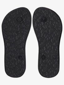 3 Girl's 4-16 Antilles Flip-Flops Black ARGL100282 Roxy