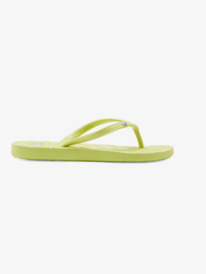 1 Girl's 4-16 Antilles Flip-Flops Green ARGL100282 Roxy