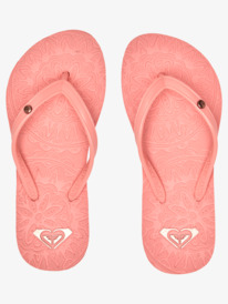 2 Girl's 4-16 Antilles Flip-Flops Pink ARGL100282 Roxy