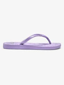 1 Girl's 4-16 Antilles Flip-Flops Purple ARGL100282 Roxy