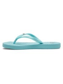 2 Girl's 4-16 Antilles Flip-Flops Blue ARGL100282 Roxy