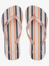 5 Girl's 4-16 Viva Stamp Sandals Black ARGL100283 Roxy