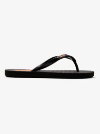 1 Girl's 4-16 Viva Stamp Sandals Black ARGL100283 Roxy