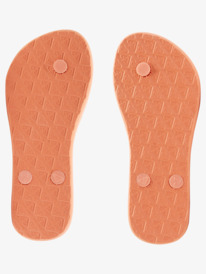 4 Girl's 4-16 Viva Stamp Sandals Orange ARGL100283 Roxy