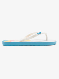 1 Girl's 4-16 Viva Stamp Sandals White ARGL100283 Roxy