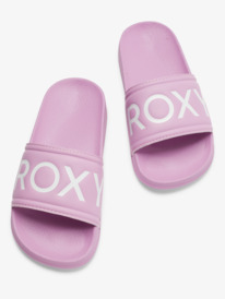 7 Girls 8-16 Slippy Sandals Purple ARGL100287 Roxy
