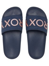3 Girls 8-16 Slippy Sandals Blue ARGL100287 Roxy