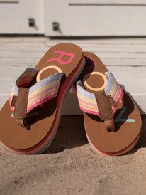 1 Girl's 4-16 Chika Hi Sandals Grey ARGL100303 Roxy