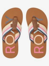 2 Girl's 4-16 Chika Hi Sandals Blue ARGL100303 Roxy