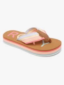 2 Girl's 4-16 Chika Hi Sandals Grey ARGL100303 Roxy