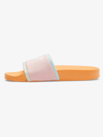 8 Girls Slippy Neo Neoprene Sliders White ARGL100306 Roxy