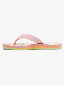 2 Girl's 4-16 Vista Loreto Flip-Flops Green ARGL100309 Roxy
