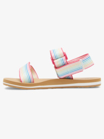 2 Girl's 4-16 Roxy Cage Sandals White ARGL100312 Roxy