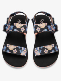 8 Girl's 4-16 Roxy Cage Sandals Black ARGL100312 Roxy