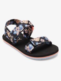 7 Girl's 4-16 Roxy Cage Sandals Black ARGL100312 Roxy
