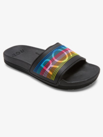 1 Girl's 4-16 Slippy Lx Sandals Black ARGL100329 Roxy