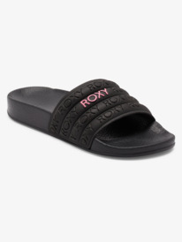 2 Girl's 4-16 Slippy Water-Friendly Sandals Black ARGL100338 Roxy