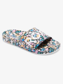 1 Girl's 4-16 Slippy Printed Sandals Black ARGL100344 Roxy