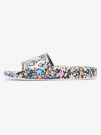 3 Girl's 4-16 Slippy Printed Sandals Black ARGL100344 Roxy