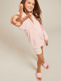 1 Girls Slippy Jelly Slider Sandals Pink ARGL100350 Roxy