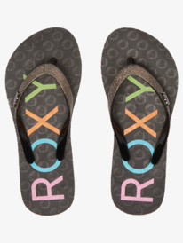 3 Girls Viva Glitter IV Flip Flops Black ARGL100351 Roxy
