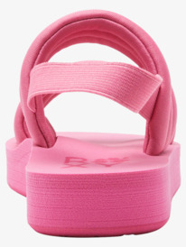 12 Girls Totally Tubular Slide Sandals Pink ARGL100361 Roxy