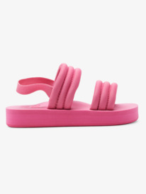 7 Girls Totally Tubular Slide Sandals Pink ARGL100361 Roxy