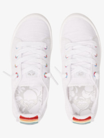 3 Girl's 4-16 Bayshore Shoes White ARGS600112 Roxy