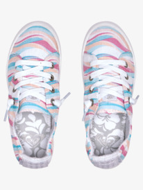 3 Girl's 4-16 Bayshore Shoes White ARGS600112 Roxy