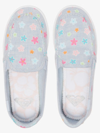 3 Girl's 4-16 Minnow Slip-On Shoes Blue ARGS600121 Roxy