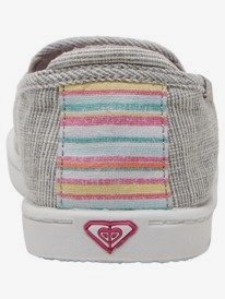 5 Girl's 4-16 Minnow Slip-On Shoes Grey ARGS600121 Roxy