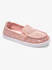 roxy, Girl's 4-16 Minnow Slip-On Shoes, LIGHT PINK (ltp) Minnow - Shoes for Girls 8-16 ARGS600121